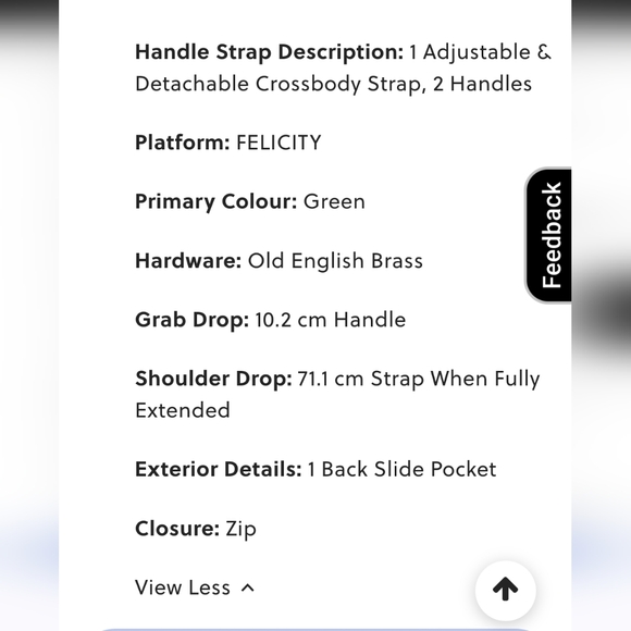 Fossil Felicity Satchel - Picture 15 of 16